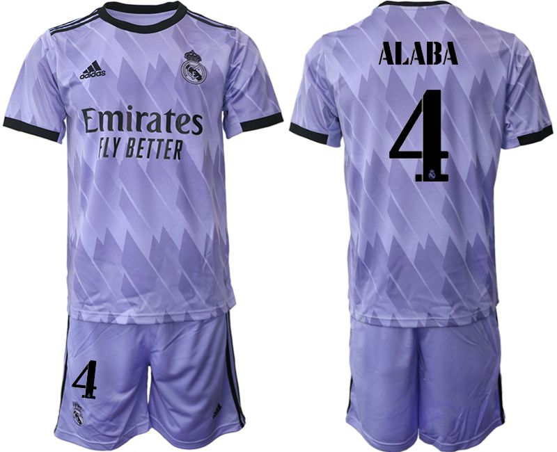 Men 2022-2023 Club Real Madrid away purple 4 Soccer Jersey